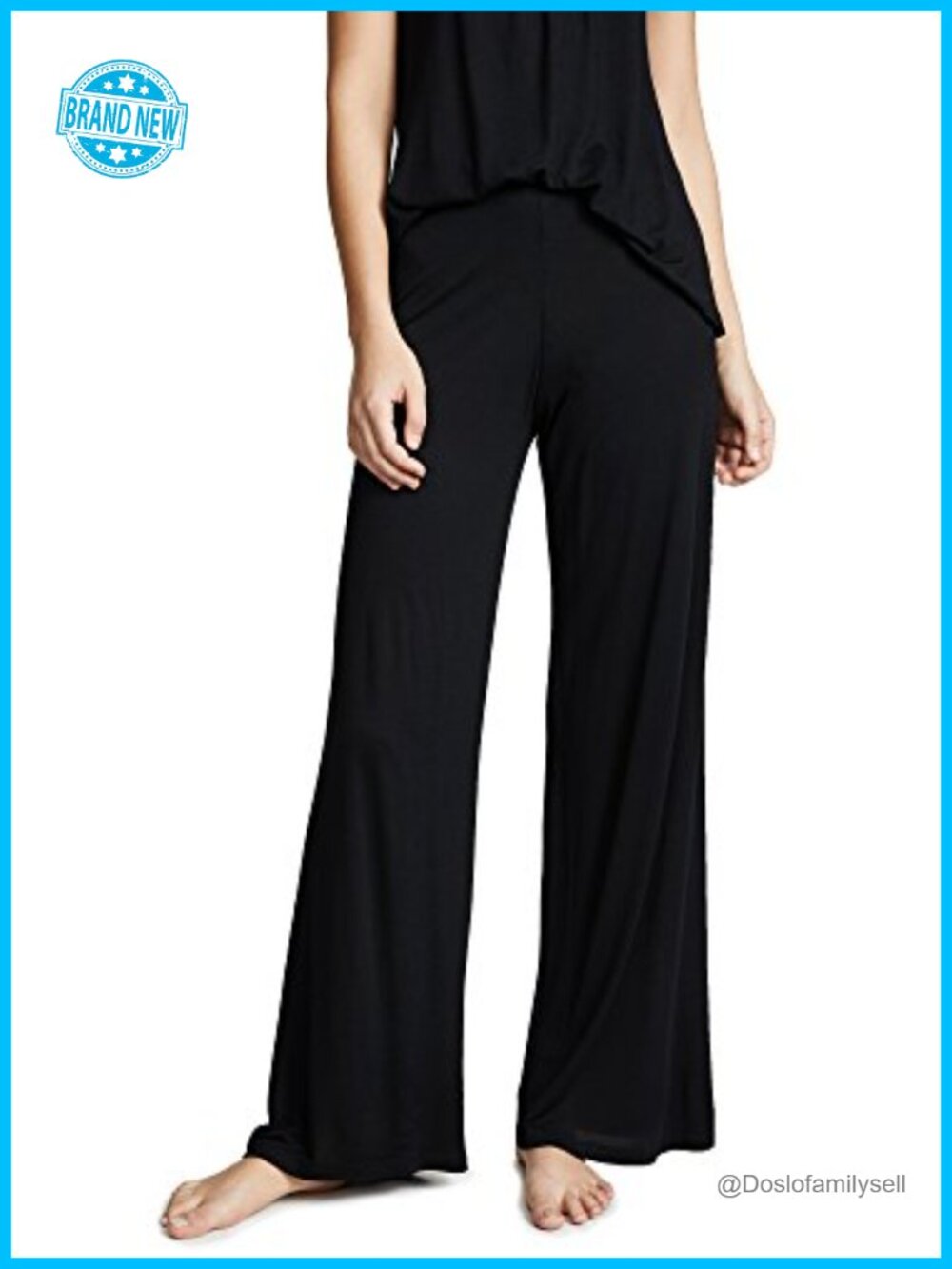 Only Hearts Venice Sleep Pants Wide Leg Palazzo Lounge Bottoms